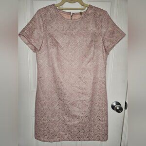 NWT CLN Dress in shimmering pink Large